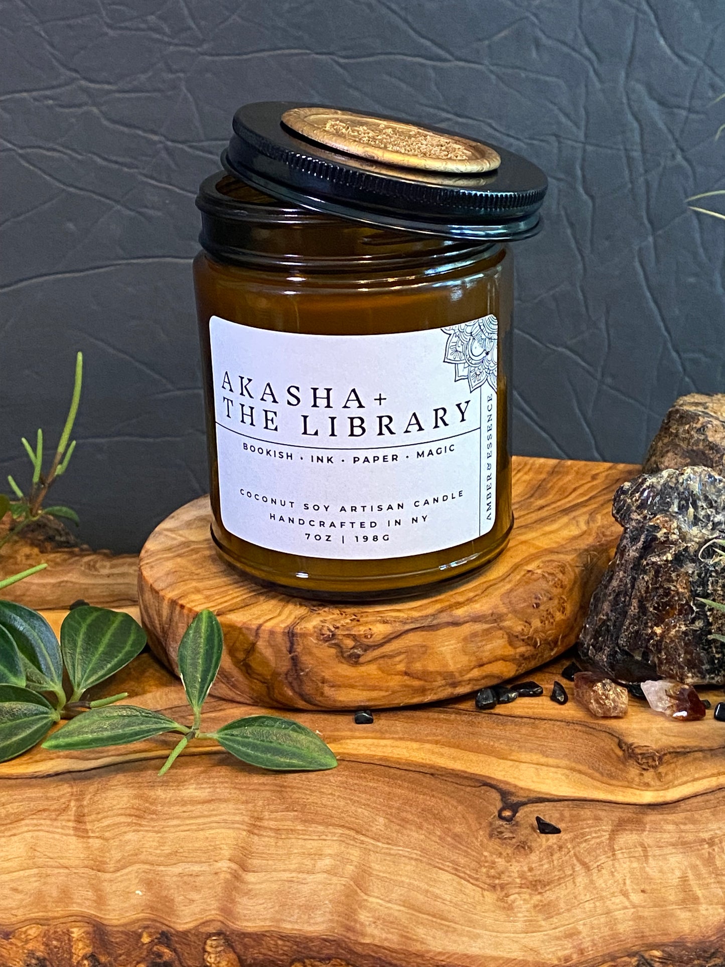 Akasha + The Library 7oz Artisan Candle