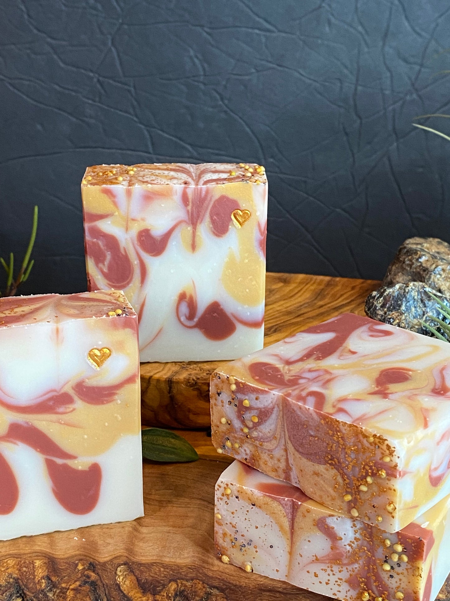 3.5oz Artisan Soap - Strawberry Rhubarb