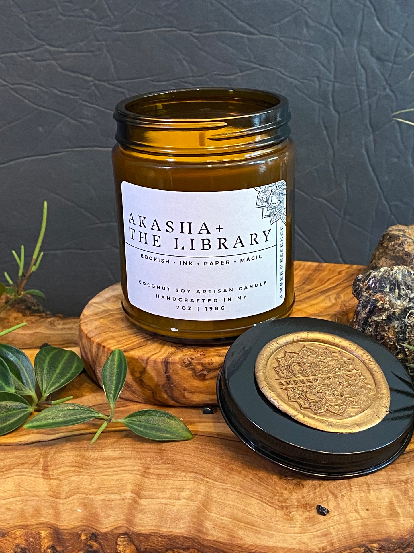 Akasha + The Library 7oz Artisan Candle