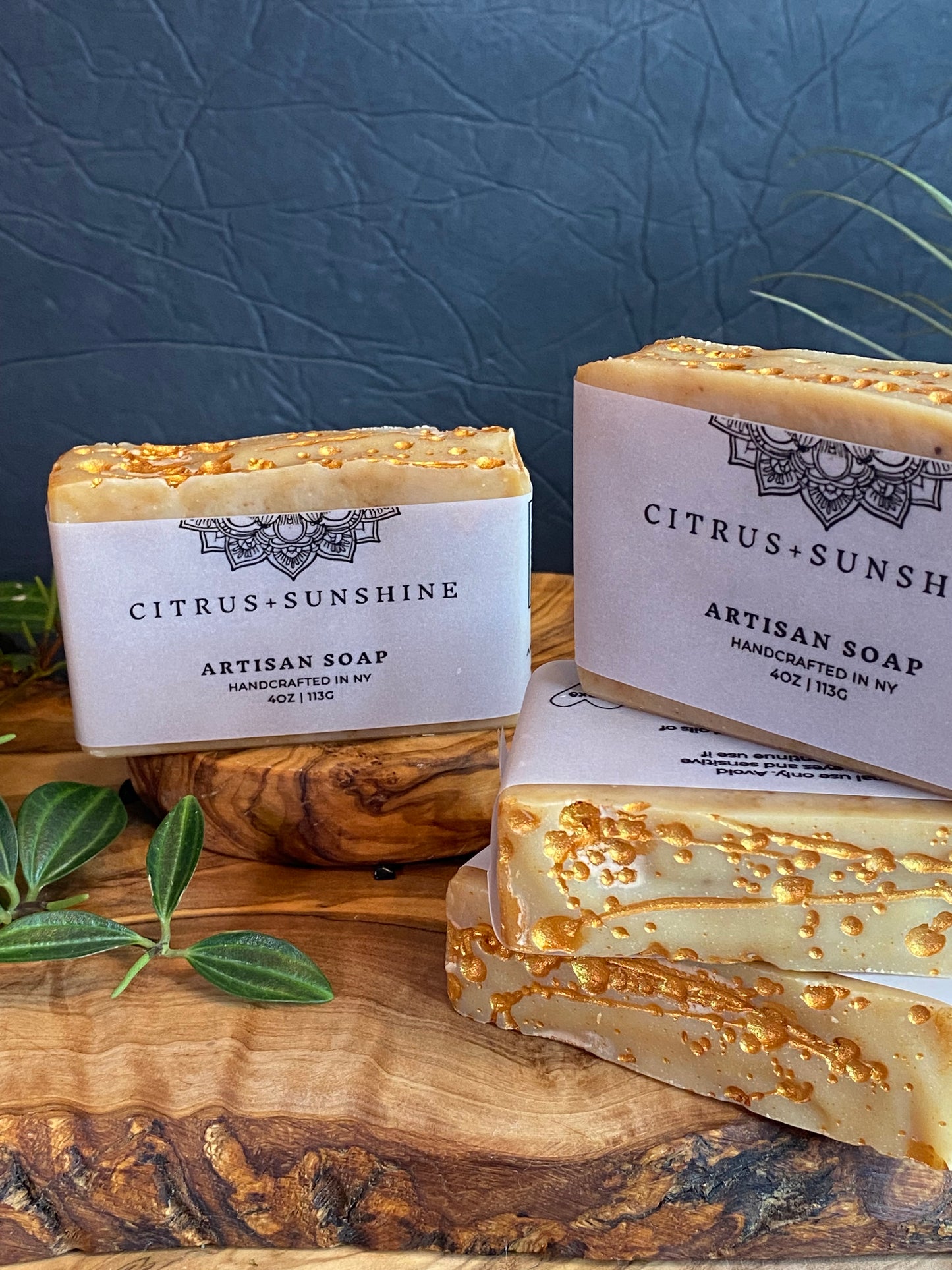 Citrus + Sunshine 4oz Artisan Soap