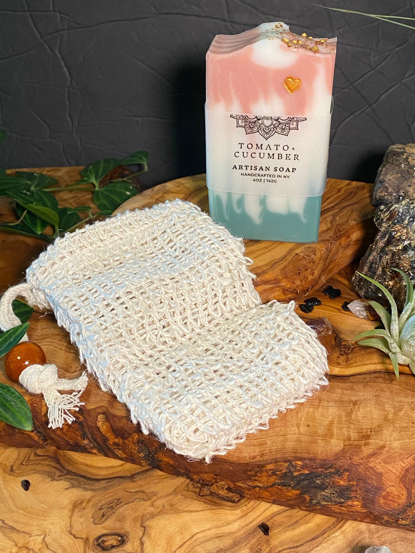Sisal Soap Pouch