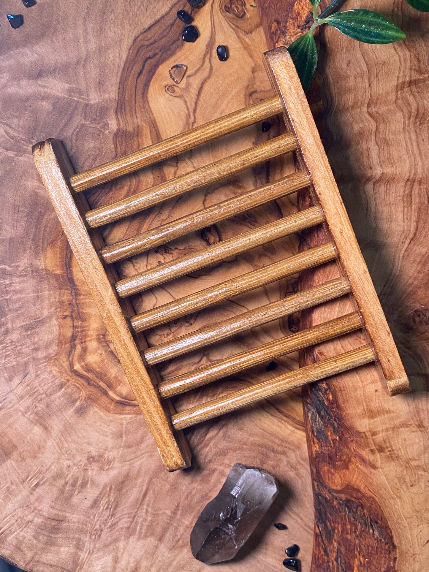 Wooden Slatted Soap Dish