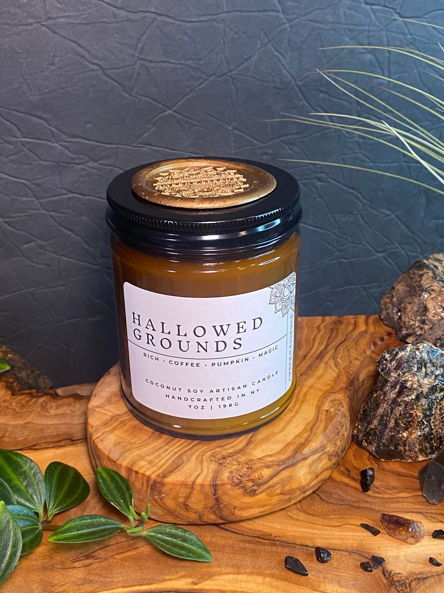 Hallowed Grounds 7oz Artisan Candle