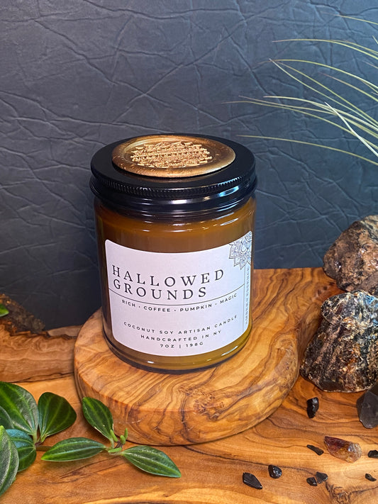 Hallowed Grounds 7oz Artisan Candle