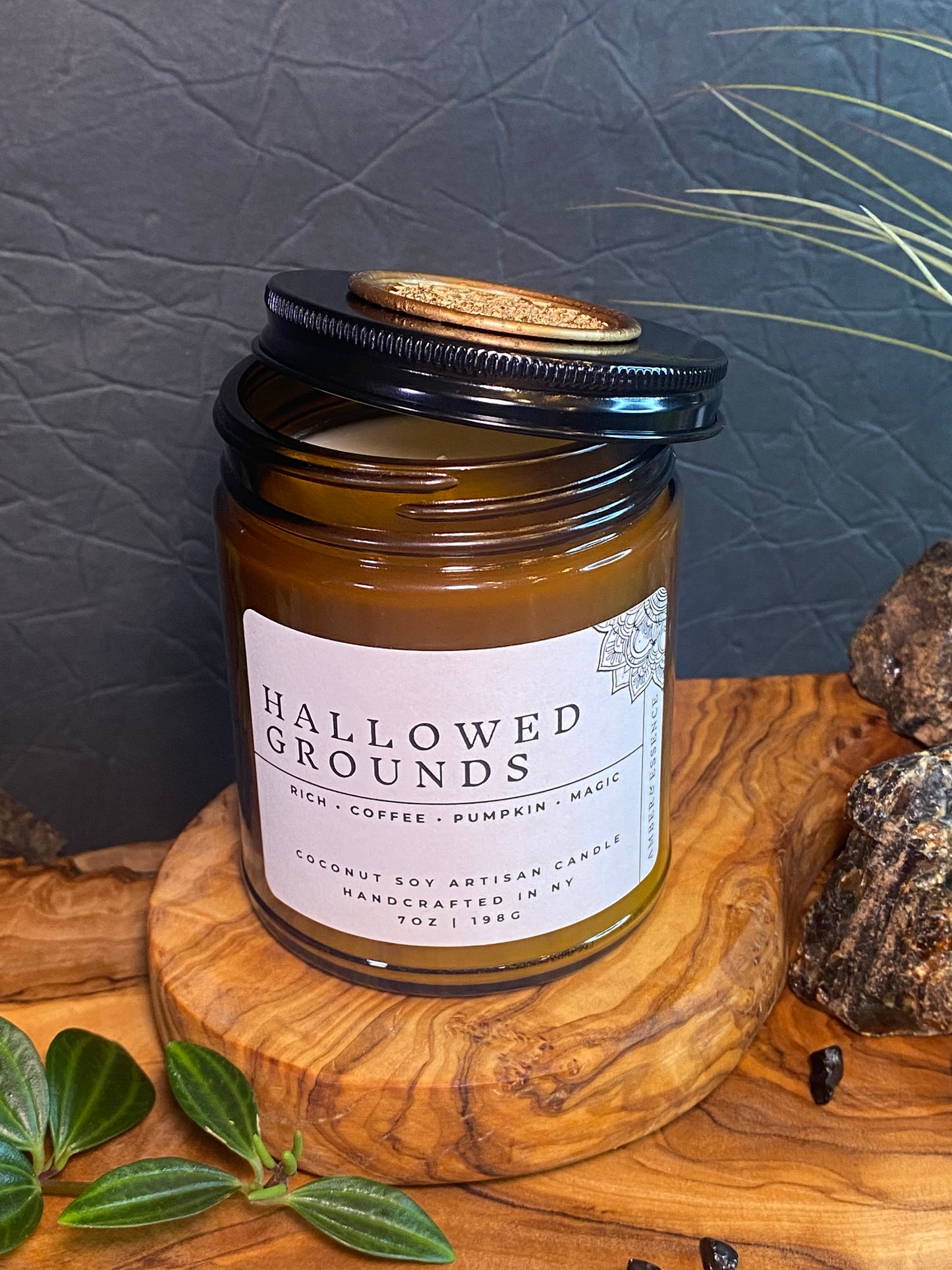 Hallowed Grounds 7oz Artisan Candle