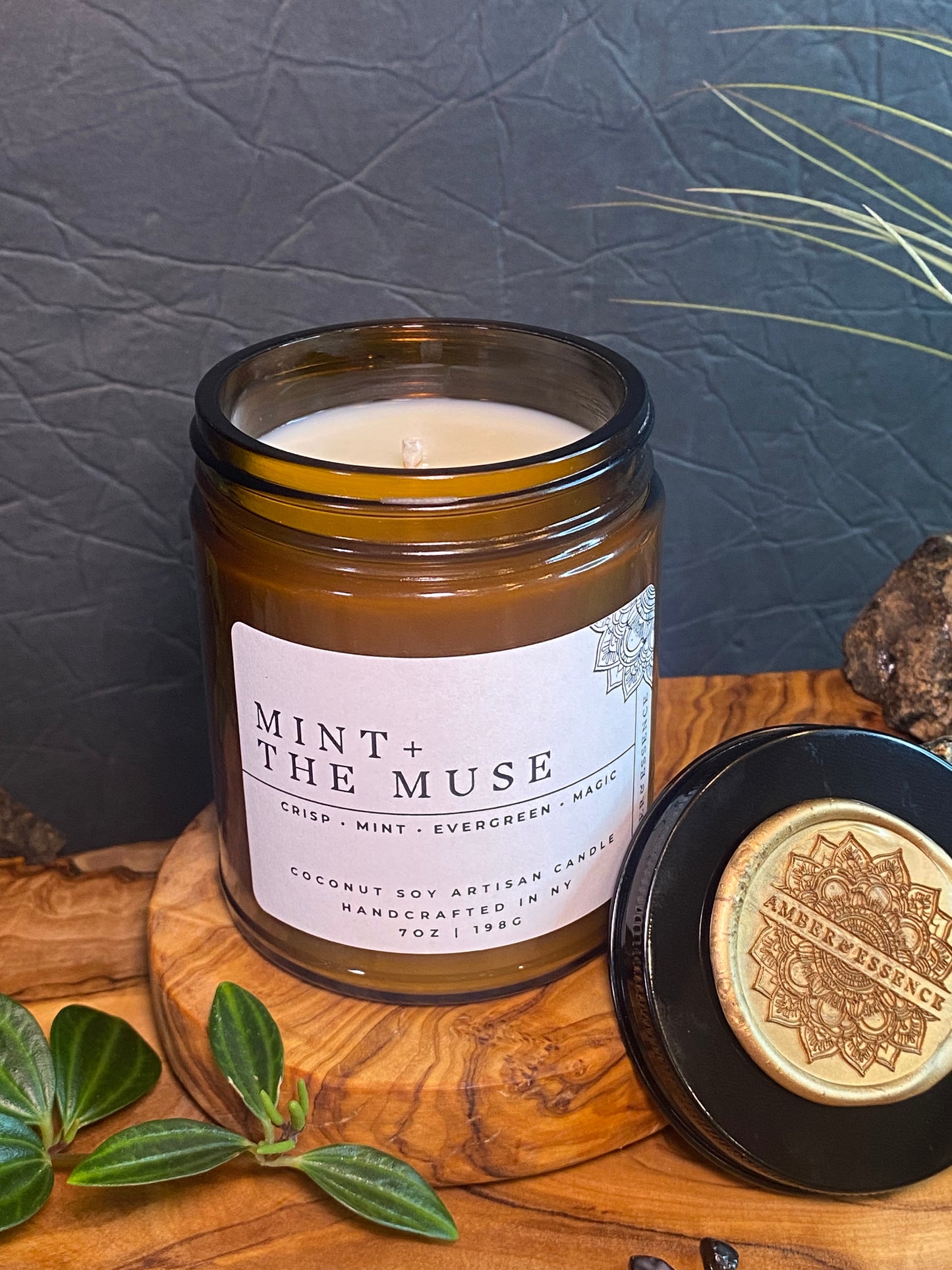 Mint + The Muse 7oz Artisan Candle